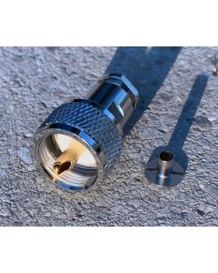 UHF/PL-Stecker Spezial 6 für 7 mm Kabel