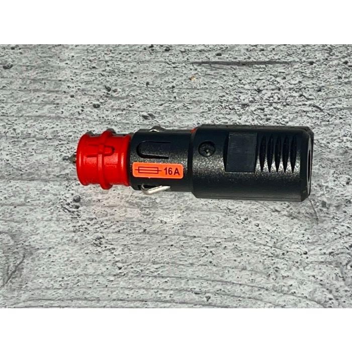 Pro Car Zigarettenanzünder-Stecker Typ Stecker Schwarz, Rot 16A  Kabelmontage Thermoplast