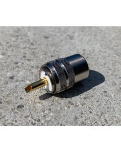 UHF/PL-Stecker PL 259/6 TG für 5mm Koaxialkabel