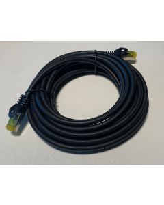 Patchkabel Cat 7 - 5m, S/FTP, halogenfrei, schwarz