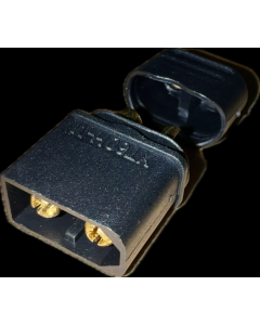 Stecker XT60 H-M (männlich) Batterie Anschlüsse schwarz mit Kappe